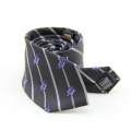Мужская бизнес галстук формальный полосатый Жаккард полиэстер свадьбы галстук